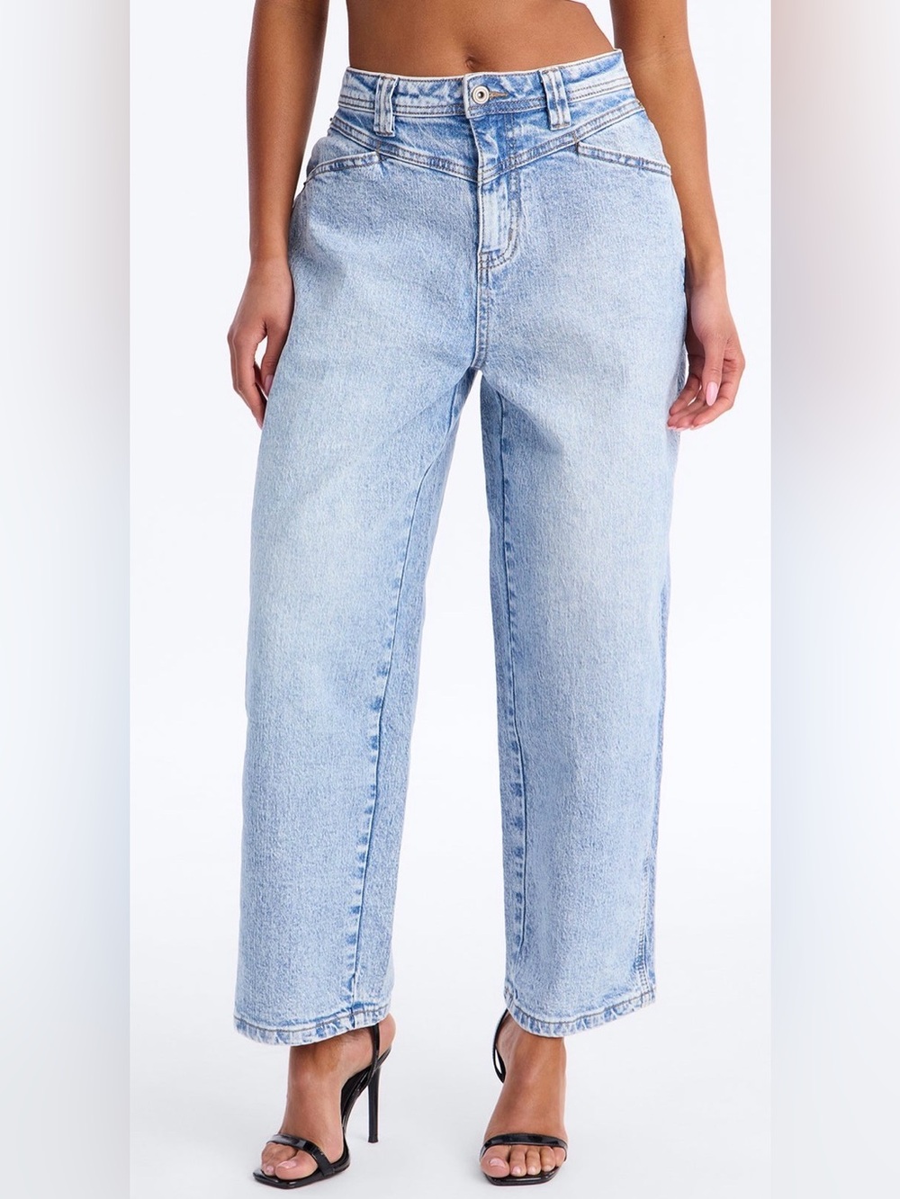 NWT Fashion Nova Light Blue High-Rise Jeans